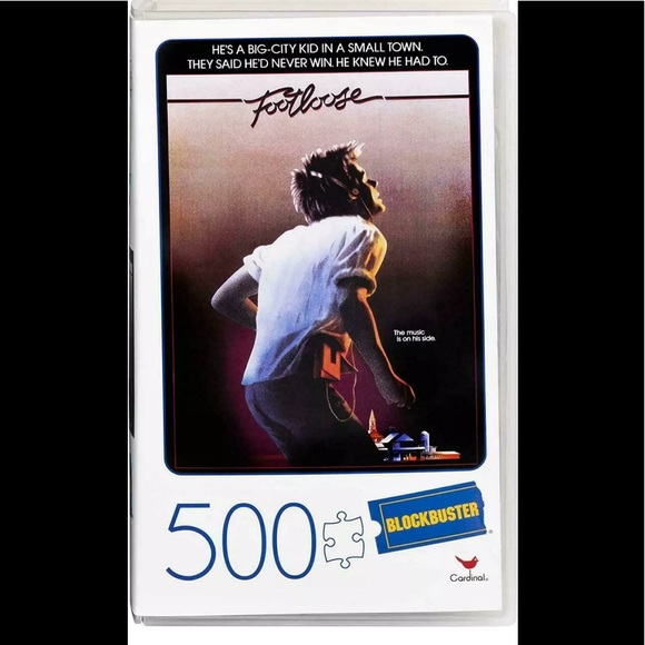 Blockbuster Cardinal Games Footloose Puzzle 500 piece Jigsaw Puzzle Nib - Picture 1 of 3